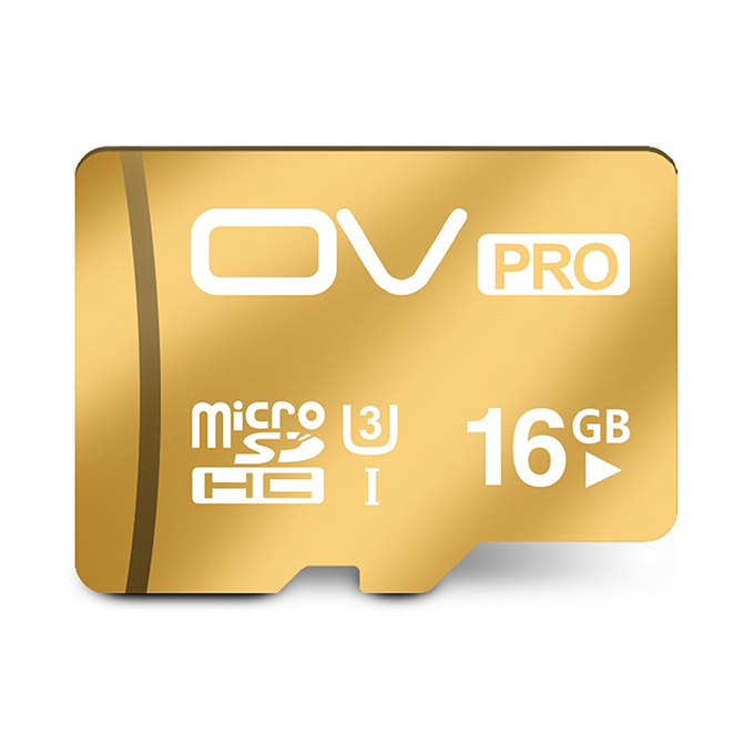 

OV UHS-I U3 16GB Micro SD Card TF Card High Speed Mobile Phone Memory Card - Gold
