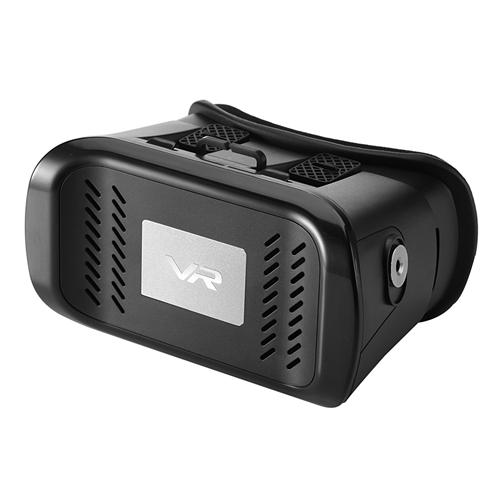 

V11 3D Immersive VR Virtual Reality Headset F0V98 IPD Focus Adjustable Magnet Control for 4.0 - 6.0inch Smartphones - Black