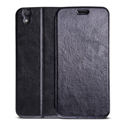 

Original Leather Case Smart Flip Cover Protective Standing Phone Holder Case For UMI LONDON Smartphone - Black