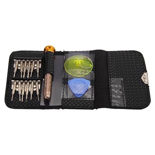 

Kaisi K-3310B 15 in 1 Portable Multi Function Screwdriver Set With Leather Case Smartphones Repair Tools Kit Screwdrivers