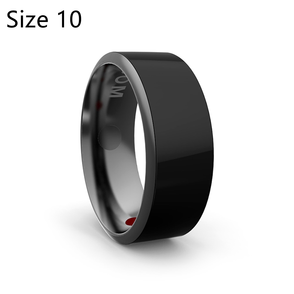 

Jakcom R3 Smart Magic Ring App Enabled NFC Technology Health Module Waterproof Dust-proof Fall-proof For Android iOS Smartphones Size 10 - Black