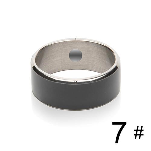 

Size 7 Jakcom R3F Smart Ring Waterproof Wearable Ring for NFC Electronics Mobile Phone Android Smartphone - Black