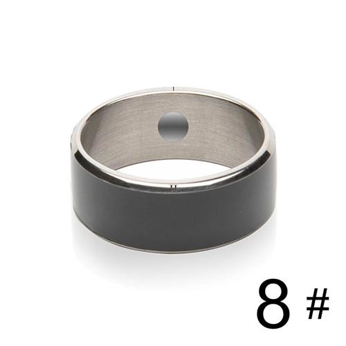

Size 8 Jakcom R3F Smart Ring Waterproof Wearable Ring for NFC Electronics Mobile Phone Android Smartphone - Black