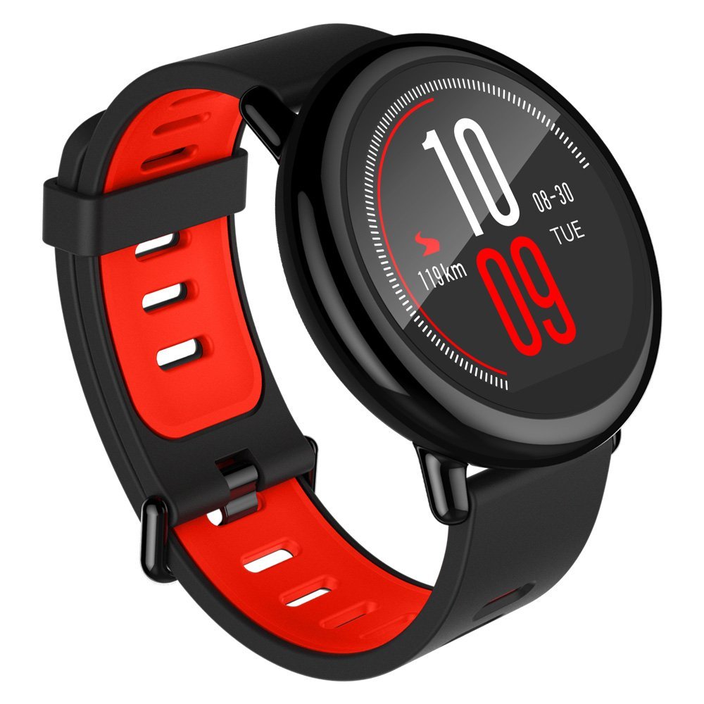 

English Version) Xiaomi HUAMI AMAZFIT Pace Smart Sports Watch Support Strava Bluetooth 4.0 WiFi Dual Core 1.2GHz 512MB RAM 4GB ROM GPS Heart Rate Monitor Info Push - Black