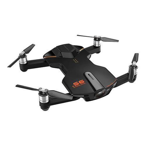 

Wingsland S6 Pocket Selfie Drone FPV 4K HD Camera GPS Obstacle Avoidance RC Quadcopter - Black