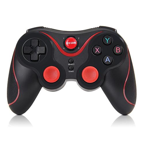 

GEN GAME S5 Wireless Bluetooth Controller Gamepad Game Console for Android Windows - Red with Black