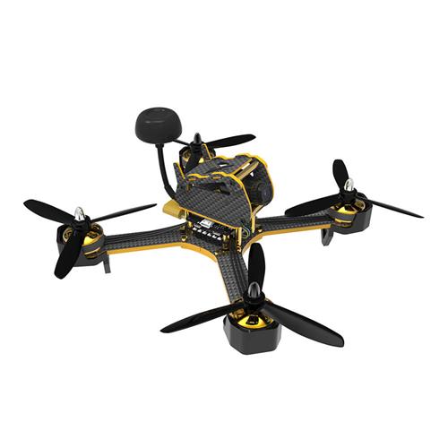 

AWESOME TS-195 195mm F3 /w 5.8G 40CH VTX 800TVL Camera 4-in-1 BLHeli_S 20A ESC Extra Curved Arms FPV Racing Drone PNP - Black and Golden