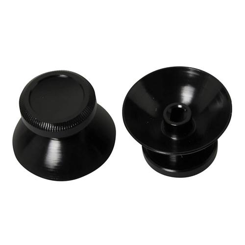 

2pcs Metal Thumb Grips Thumbstick Cap Cover for PS4 PlayStation 4 Controller Gamepad - Black