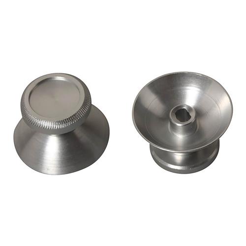 

2pcs Metal Thumb Grips Thumbstick Cap Cover for PS4 PlayStation 4 Controller Gamepad - Silver