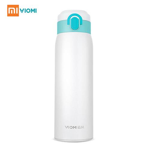 

Xiaomi Viomi Thermos Cup 304 Stainless Steel 24 Hours Vacuum Flask Water Bottle 480ml Single Hand On/Close - White