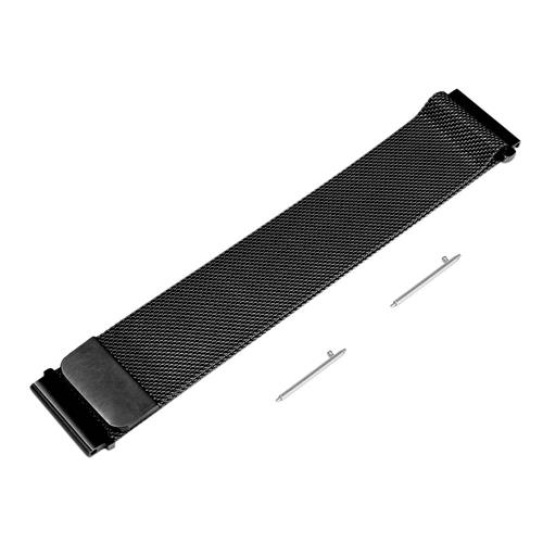 

Universal 22mm Replacement Metal Milan Magnetic Suction Watch Bracelet Strap Band For Xiaomi Huami Amazfit Makibes EX18 GV01 GV02 GV68 - Black