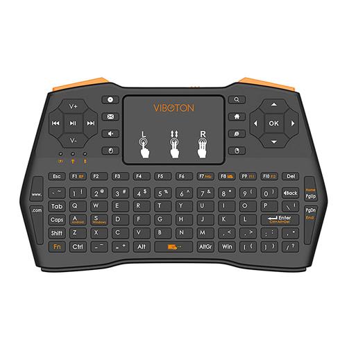 

VIBOTON i8 Plus Handheld 2.4G Wireless Keyboard Touch Gamepad - English Version Black