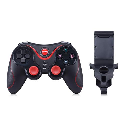 

GEN GAME S5 Deluxe Edition Wireless Bluetooth Controller Gamepad for IOS / Android / PC / TV / PS3 - Red + Black