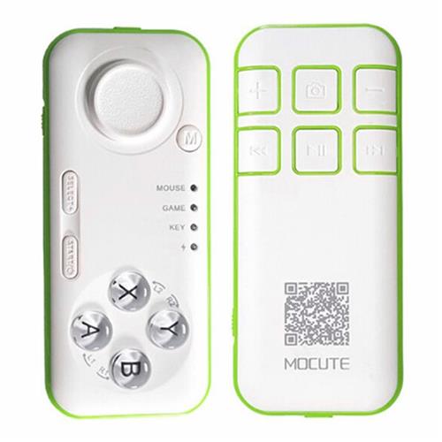 

MOCUTE Bluetooth V3.0 Selfie Remote Controller Gamepad with Wireless Mouse Ebook Flip Functions - Green