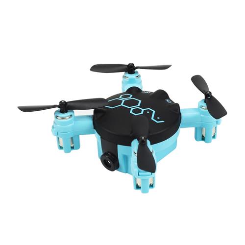 

FQ777 FQ04 Beetle  Pocket Drone with Camera Headless Mode RC Quadcopter RTF - Blue