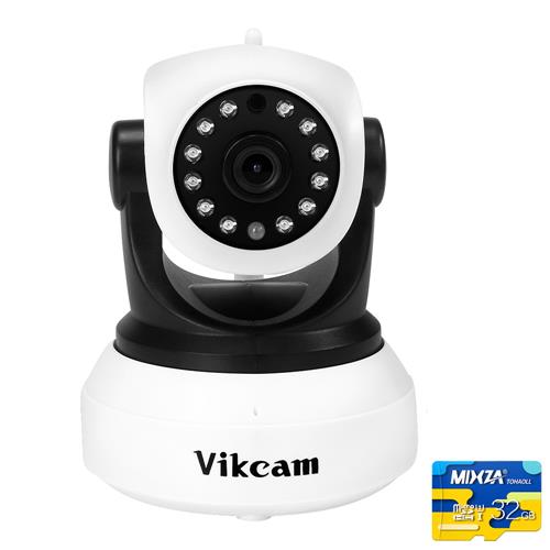 

Vikcam C7824WIP WiFi 720P IP Camera Built-in IR-cut ONVIF2.0 Motion Detection Night Vision P2P PT CMOS Sensor Security Camera -White