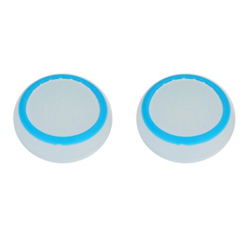

2PCS Wearable Controller Accessory Kits Luminous Button Caps for PS4 XBox One Gamepad - Blue + White