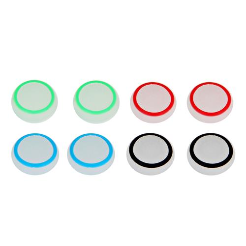 

8PCS Wearable Controller Accessory Kits Button Caps With Light Transmission Effect for PS4 XBox One Gamepad - Colormix