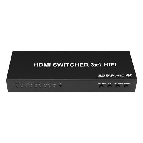 

VK-301F Ultra HD 4K 3x1 HDMI Matrix with IR Remote Support ARC HDMI Switcher