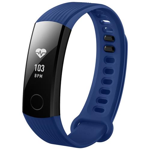

Huawei Honor Band 3 Smart Wristband 0.91" PMOLED Screen Heart Rate Monitor Push Message Compatible with iOS Android - Dark Blue
