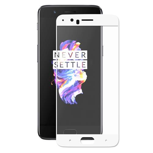 

White OnePlus 5 Tempered Glass ENKAY Hat-Prince 0.26mm 2.5D Explosion-proof Membrane Glass Film