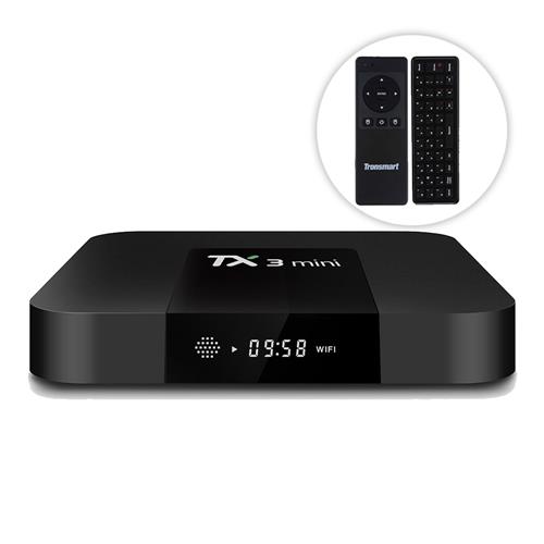 

Bundle TANIX TX3 MINI Android 7.1 KODI 17.3 Amlogic S905W 4K TV Box 2GB/16GB WIFI LAN HDMI CEC + Tronsmart TSM01 EN Air Mouse