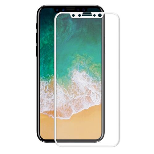 

ENKAY Hat-Prince Tempered Glass 0.26mm 3D Explosion-proof Membrane Glass Film For iPhone X - White