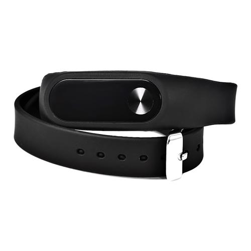 

Extra Long Watch Strap for Xiaomi Mi Band 2 Silicone Replacement Wristband - Black