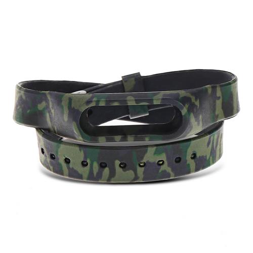

Extra Long Watch Strap for Xiaomi Mi Band 2 Silicone Replacement Wristband - Camouflage Green