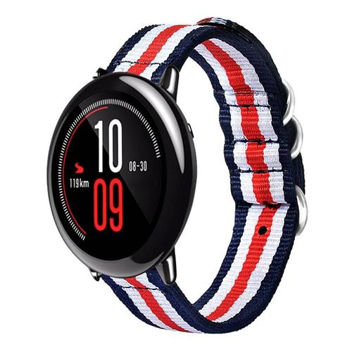 

Canvas Stylish Replacement Strap for Xiaomi Huami Amazfit Pace - Tri-color