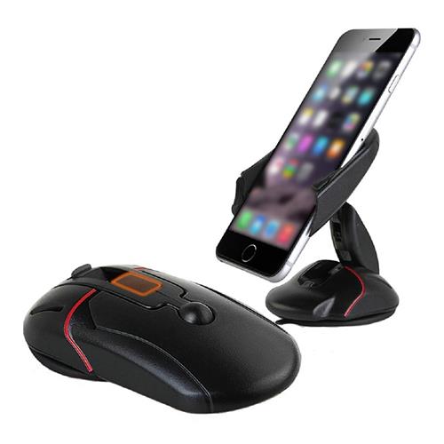 

Car Mount Holder Mouse Folding Bracket Full 360 Degree Rotation GPS Holder Car Sucker Universal Phone Mount Holder Stand - Black
