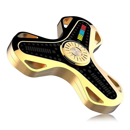 AiTURE Bluetooth Three Blade Fidget Spinner Gold