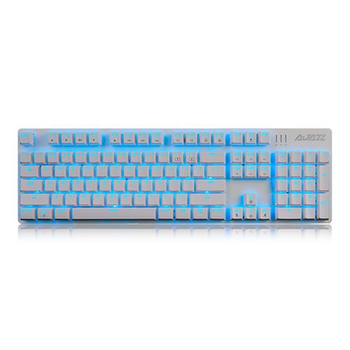 

Ajazz ROBOCOP Wired Mechanical Gaming Keyboard Backlights Blue Switch Ergonomic 104 Keys Anti-ghosting - White