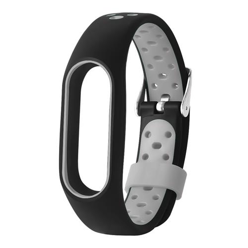 

TAMISTER M2 Pro Watch Strap for Xiaomi Mi Band Dual Color Replacing Band - Grey