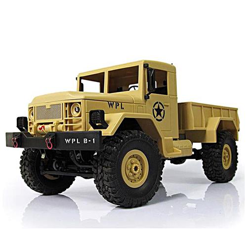 

WPL WPL B-1 1/16 2.4G 4WD Off Road RC Car Crawler with LED Light RTR - Khaki