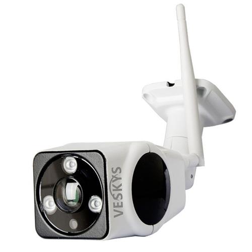 

VESKYS Q-G200 1080P WiFi IP Camera 2.0MP Panoramic CMOS Night Vision Fisheye Lens Outdoor Waterproof Security Camera -White