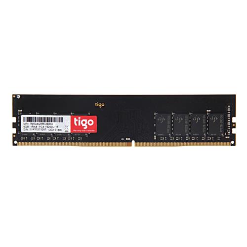 

Tigo 4GB DDR4 UDIMM Memory Bank 2400MHz Computer Accessory For Desktop Memory Modules - Black
