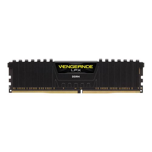 

CORSAIR Vengeance LPX 8GB DDR4 Memory Modules DRAM 2400MHz PC4-19200 C16 Memory Kit CMK8GX4M1A2400C16 - Black