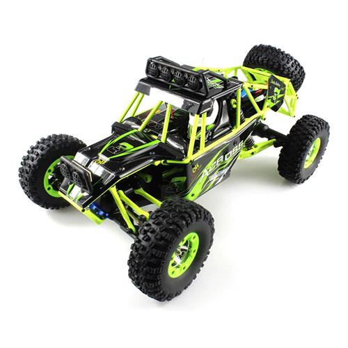

Upgraded WLtoys 12428 1:12 2.4G 4WD Off-road Vehicles with LED Lights RC Car RTR - Green