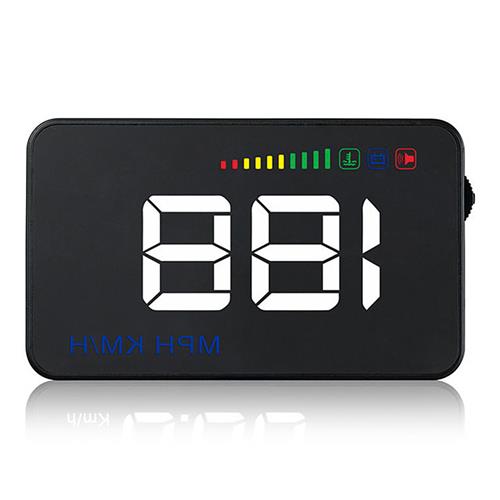 

A500 3.5 Inch OBD2 HUD Car Display Vehicle Screen Water Temperature Alarm Car Speedometer Alarm - Black
