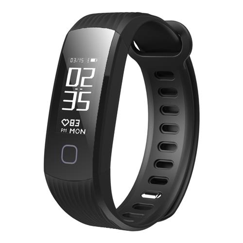 

Makibes HR1 Smart Bracelet Long Time Continuous Heart Rate Monitor Nordic nRF52832 IP67 Water Resistant Compatible With IOS Android - Black