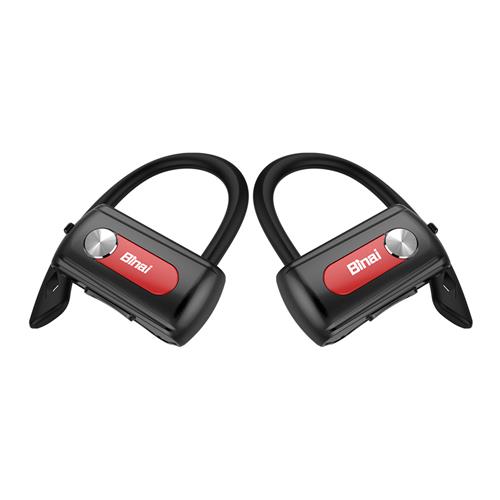 

Binai T88 Wireless Bluetooth Stereo Dual Headphones with Mic DSP Noise Reduction - Black + Red