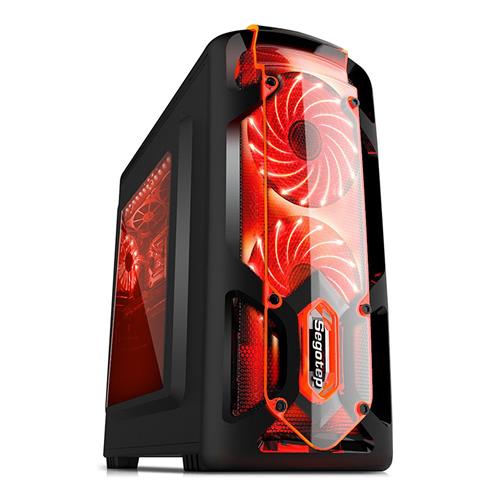 

Segotep RGB Full Tower USB 3.0 Computer Case PC Mainframe Support M-ATX ITX - Black