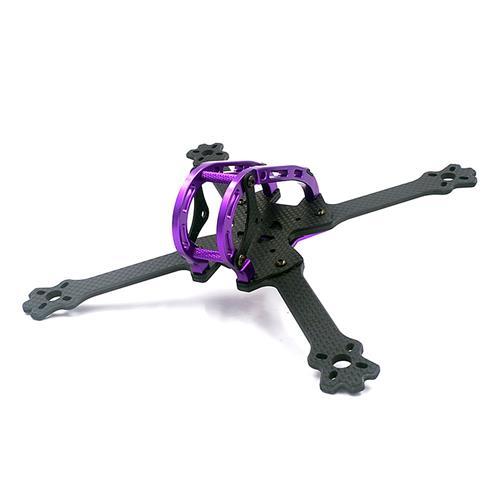 

Alfa-LX5 220mm Wheelbase Carbon Fiber 4mm Arm Thickness Normal X Frame Kit - Purple
