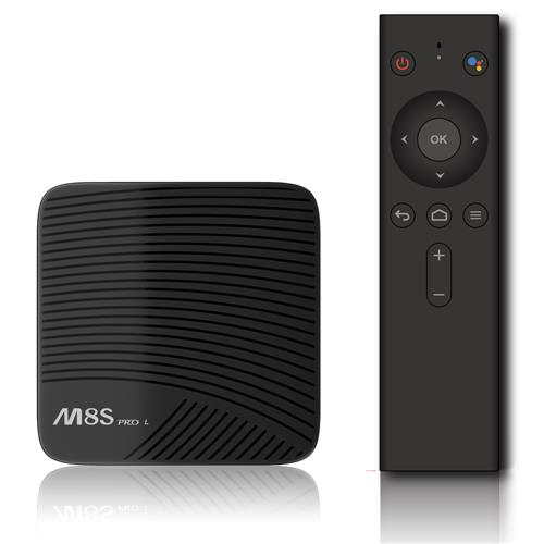 

MECOOL M8S PRO L Android TV OS 3GB/16GB YouTube 4K TV Box with Voice Remote Amlogic S912 KODI 17.3 802.11ac WiFi Bluetooth LAN HDMI