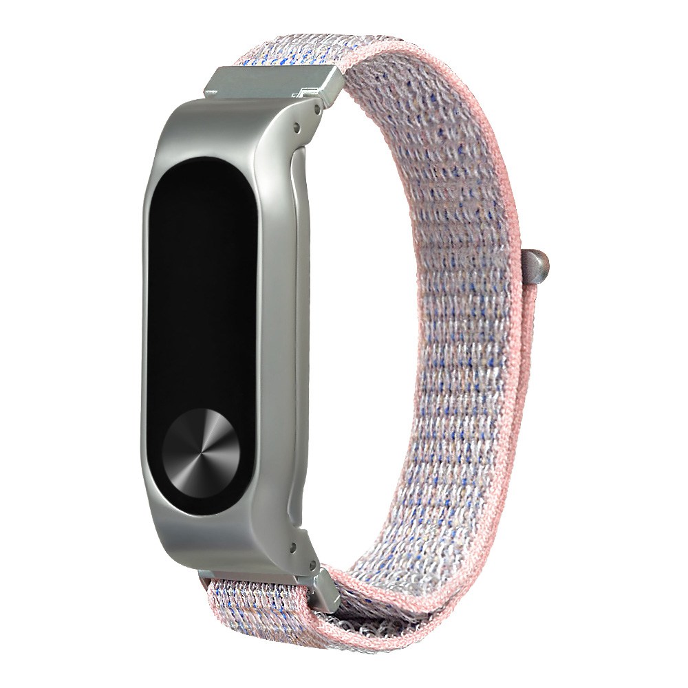 

Replacement Wrist Strap Wearable Nylon Wristband For Xiaomi Mi Band 2 Smart Bracelet - Pink