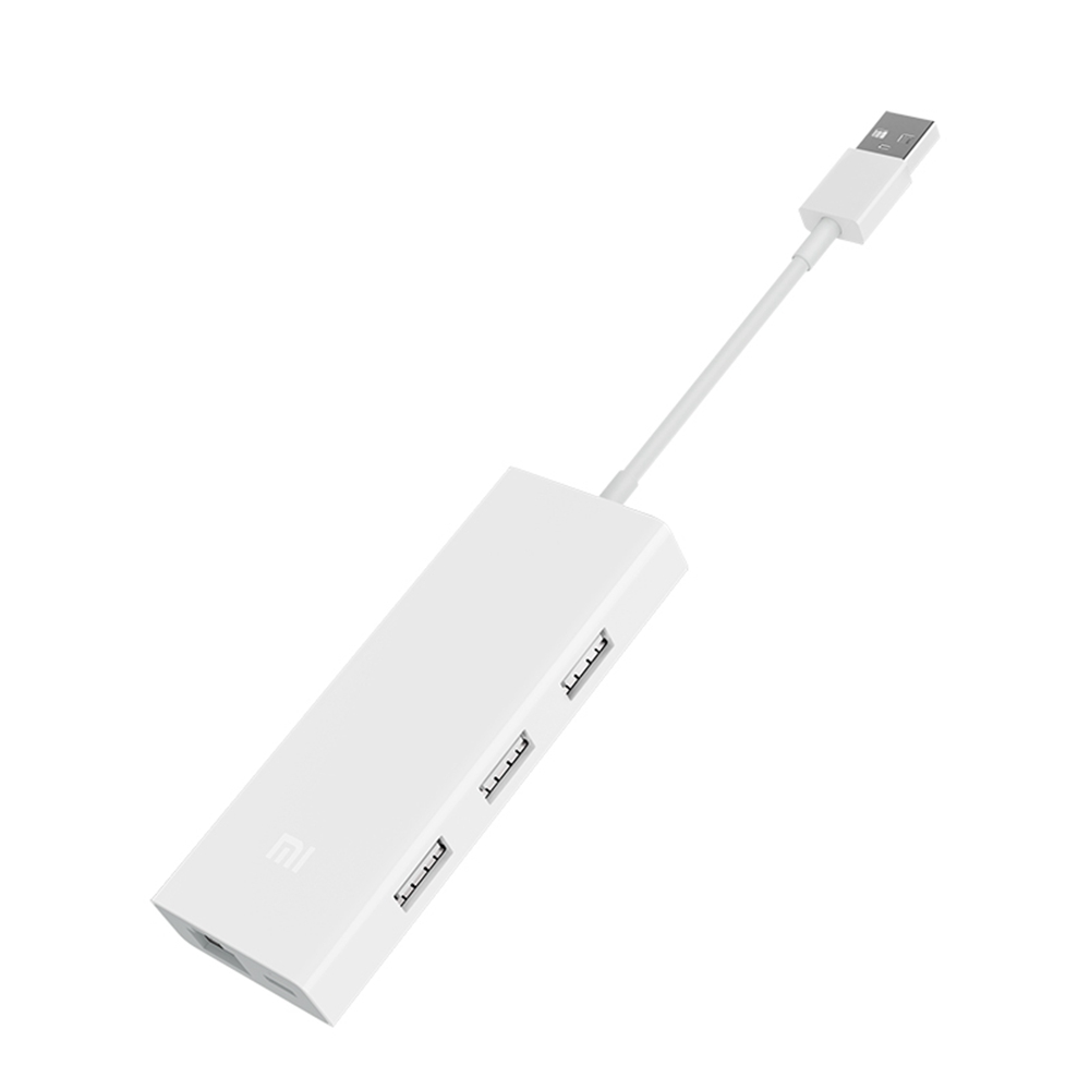 

Xiaomi ZJQ03TM USB3.0 To Gigabit Ethernet Adapter 4-in-1 Multi-functional Adapter - White