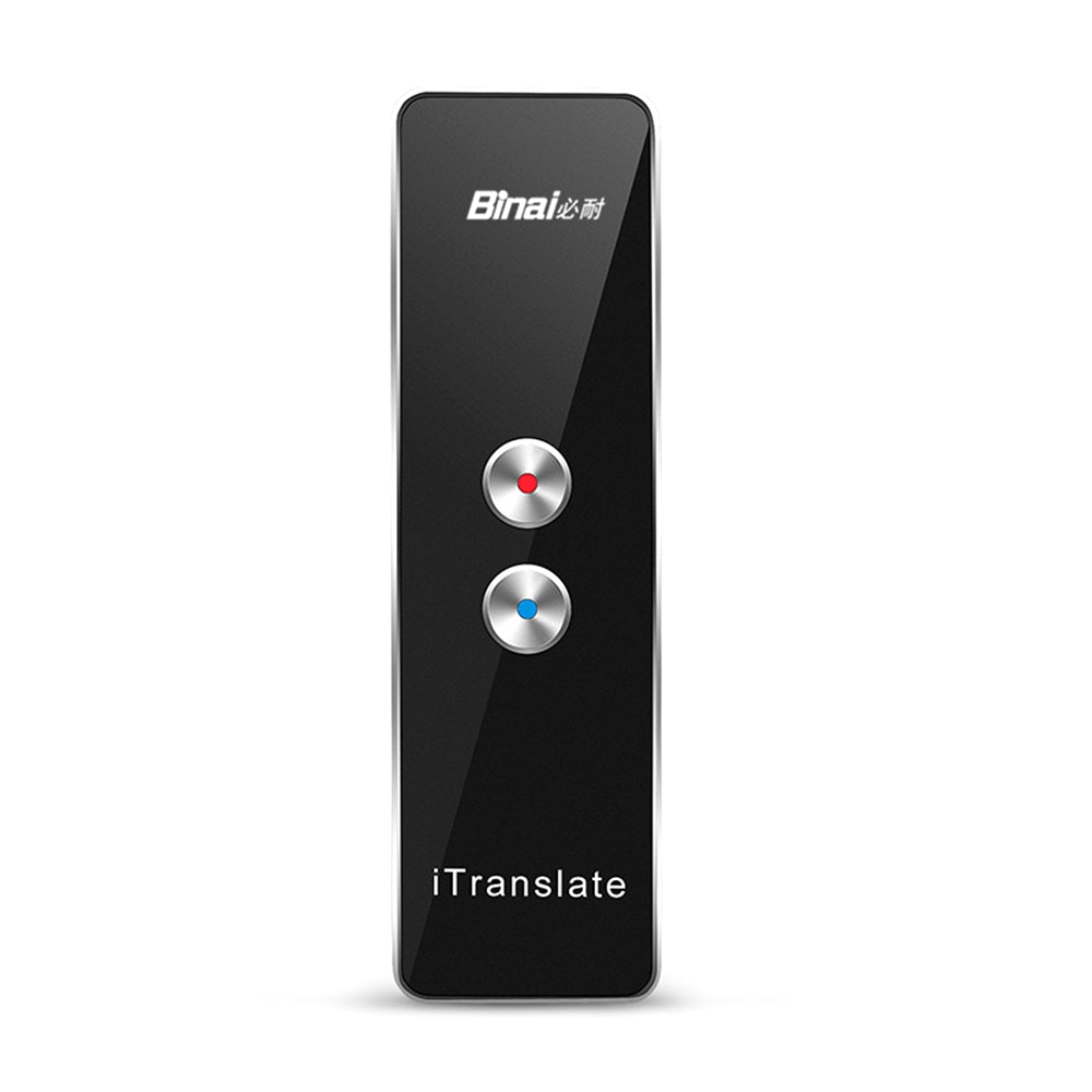

Binai VT1 Smart Voice Translator Real Time Speech Interactive Translation 30 Languages - Black