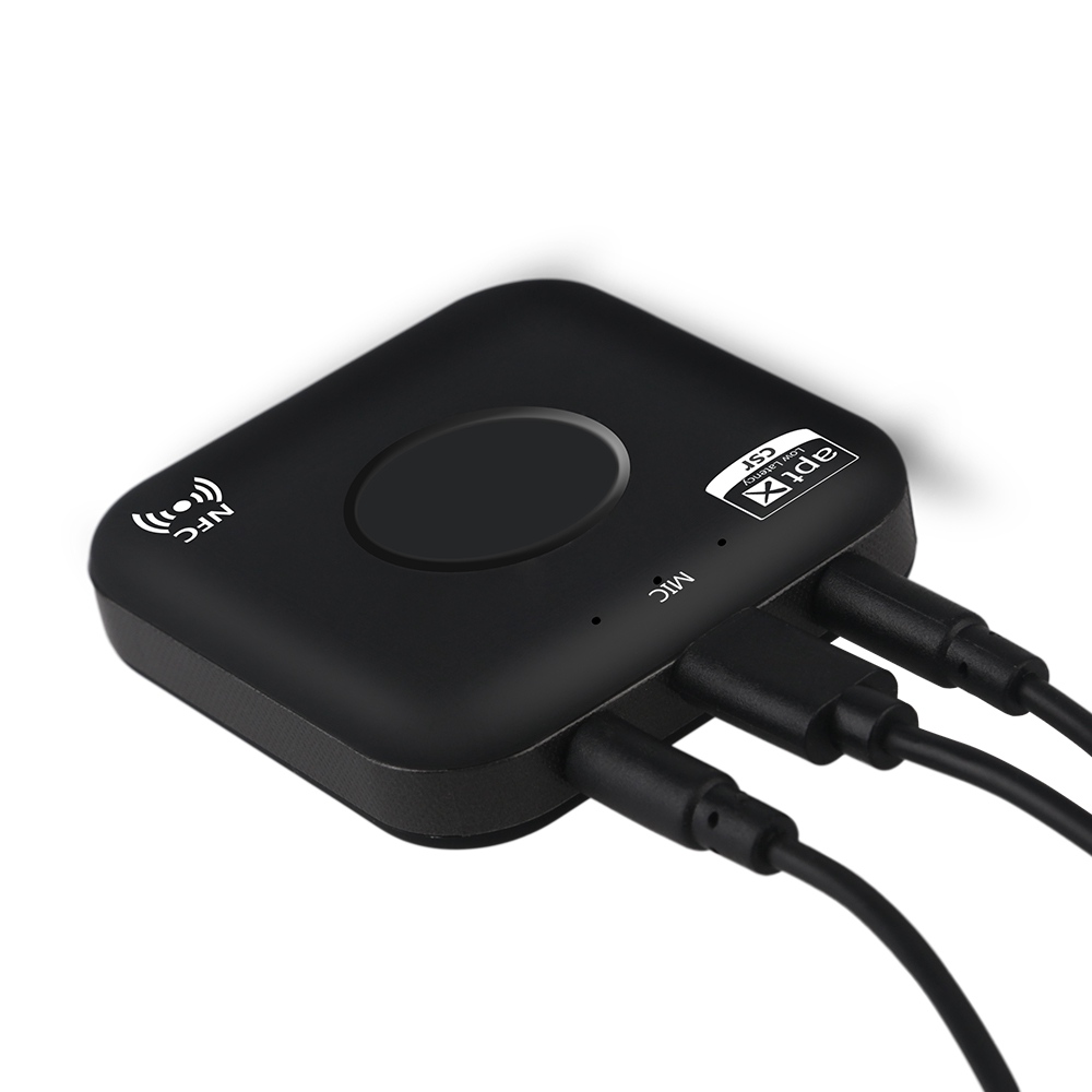 

B7 Plus Bluetooth Audio Receiver with NFC Calling MIC Support APTX / APTX LL Playback - Black