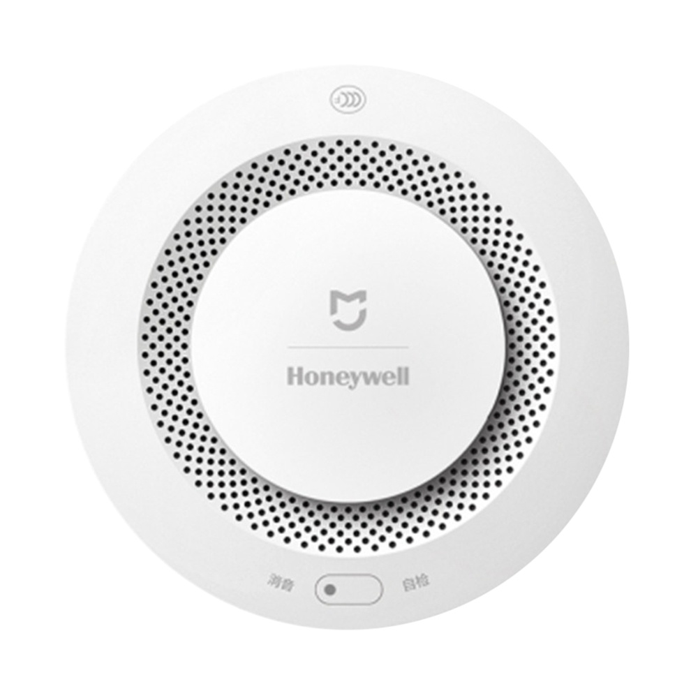 

Xiaomi Honeywell Fire Alarm Detector APP Remote Monitor System Photoelectric Smoke Sensor -White